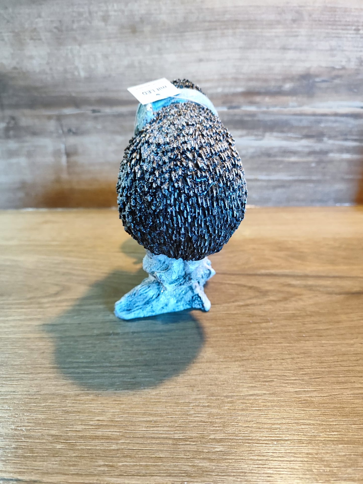 LED Winterigel auf Ast/ LED-Kugel/ Glitzer / 16cm/ Winter