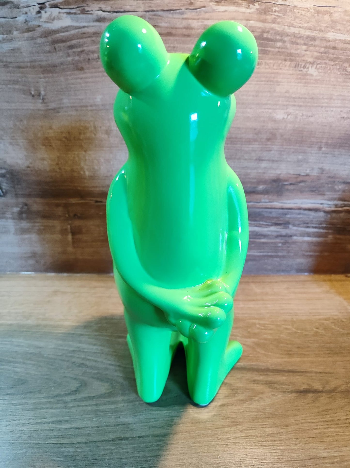 Frosch, Keramik, Statue,/grün/ sehr modern und beliebt 32,5cm