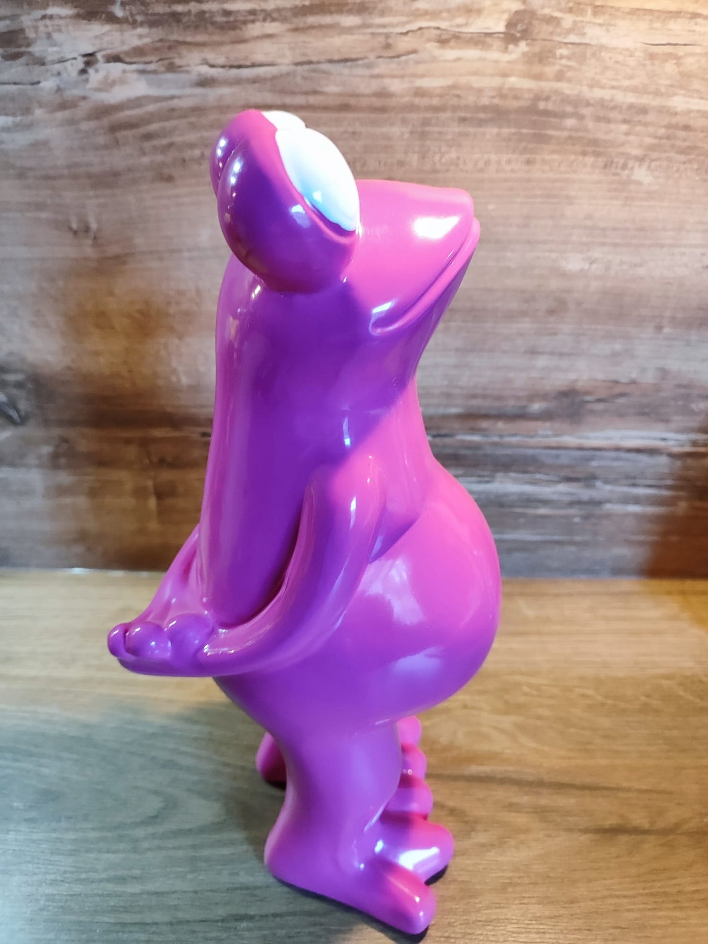 Keramik-Frosch/Pink/32,5cm / modern/ tolle Dekoration