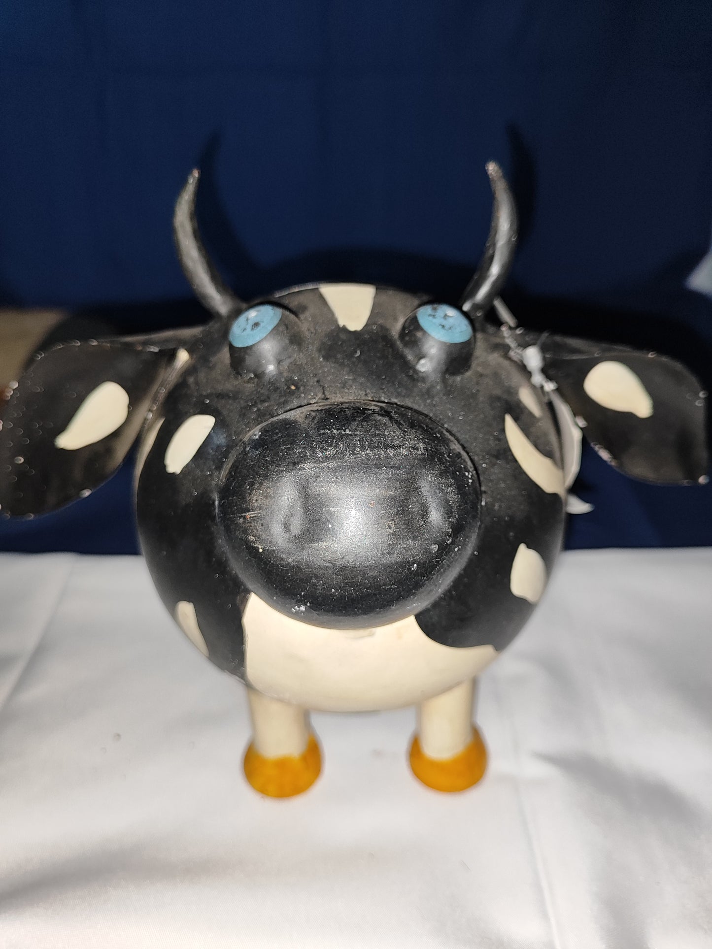 Spardose - Kuh/ Metall