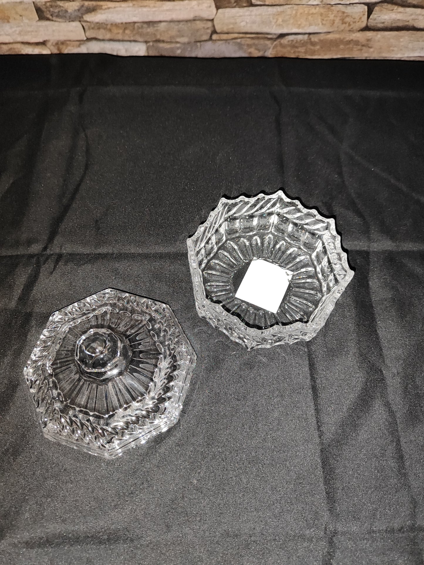 Aufbewahrungs-Glas mit Deckel/ Zuckerdose/Süßigkeiten/ Aufbewahrung ca. 9 cm