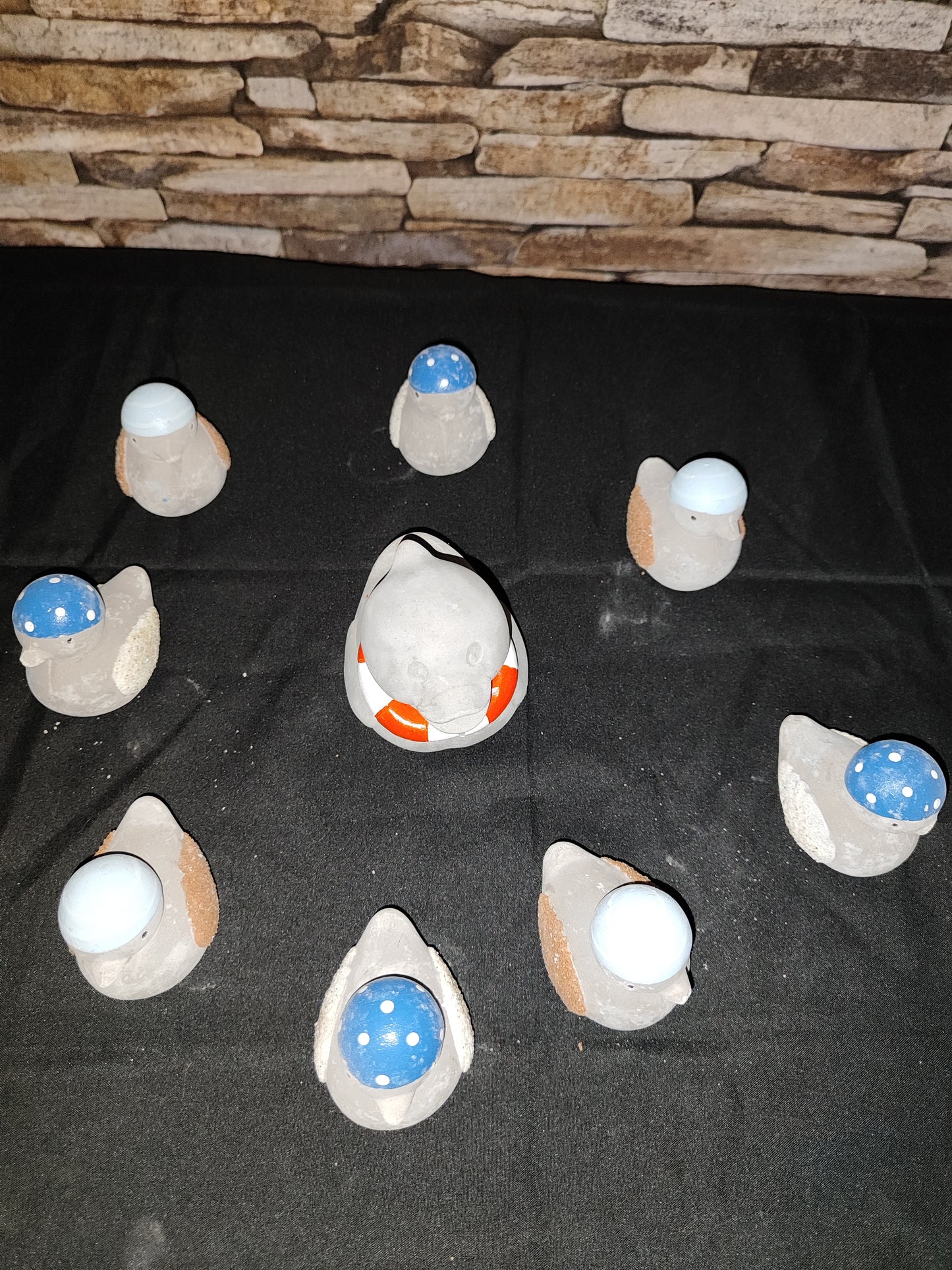 9 Teiliges Entenset / Maritim/Enten/ Entenfamilie
