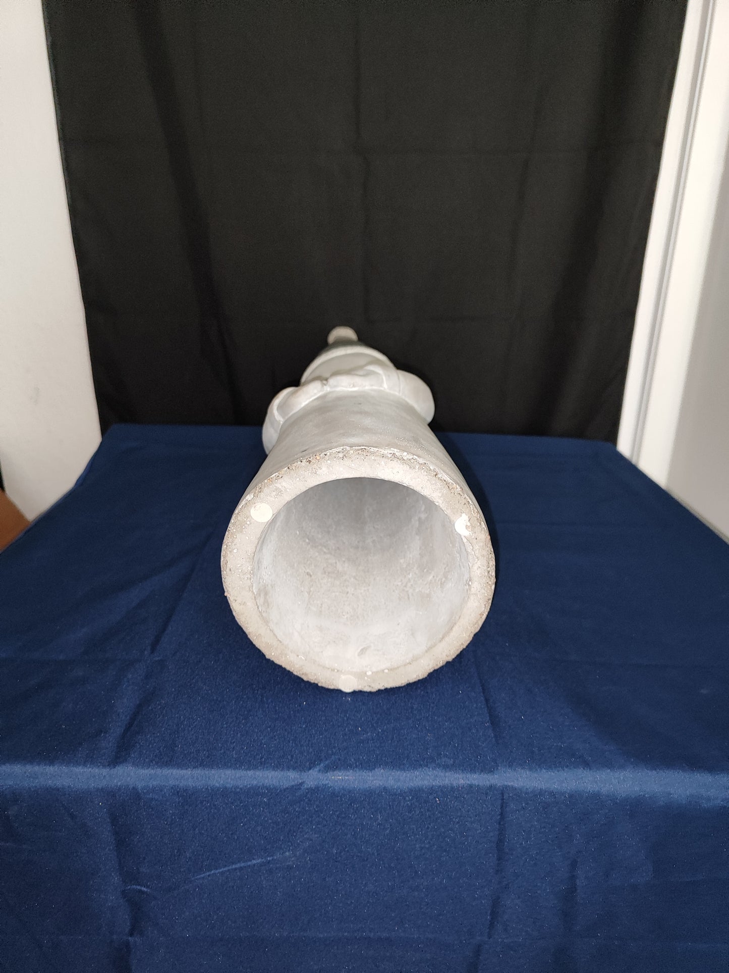 Beton-Weihnachtswichtel/ Dekorativ/ Grau/ groß ca. 55 cm