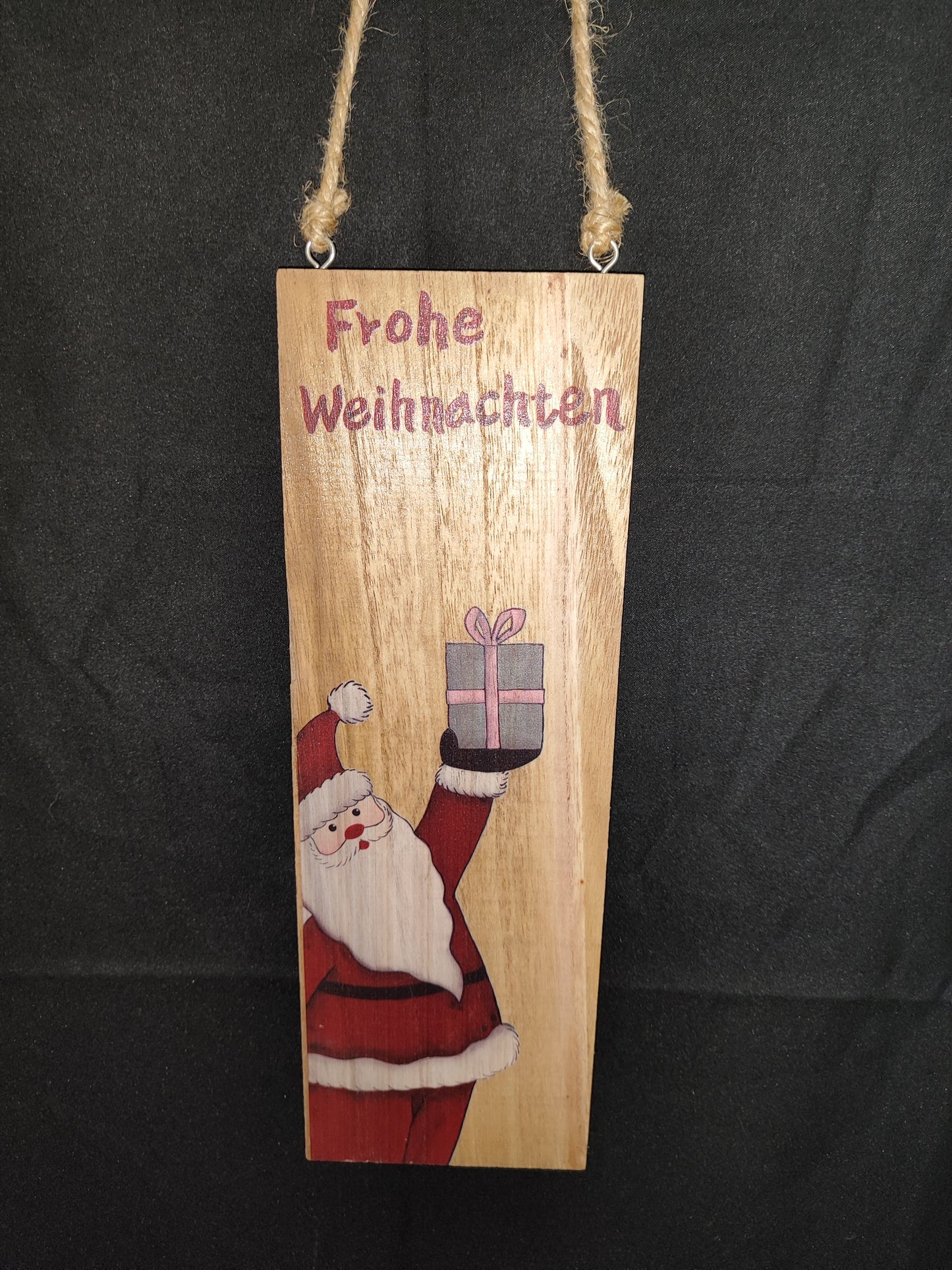 2er Set Holztafel/Frohe Weihnachten/ zum hinhängen/Set/ Schilder