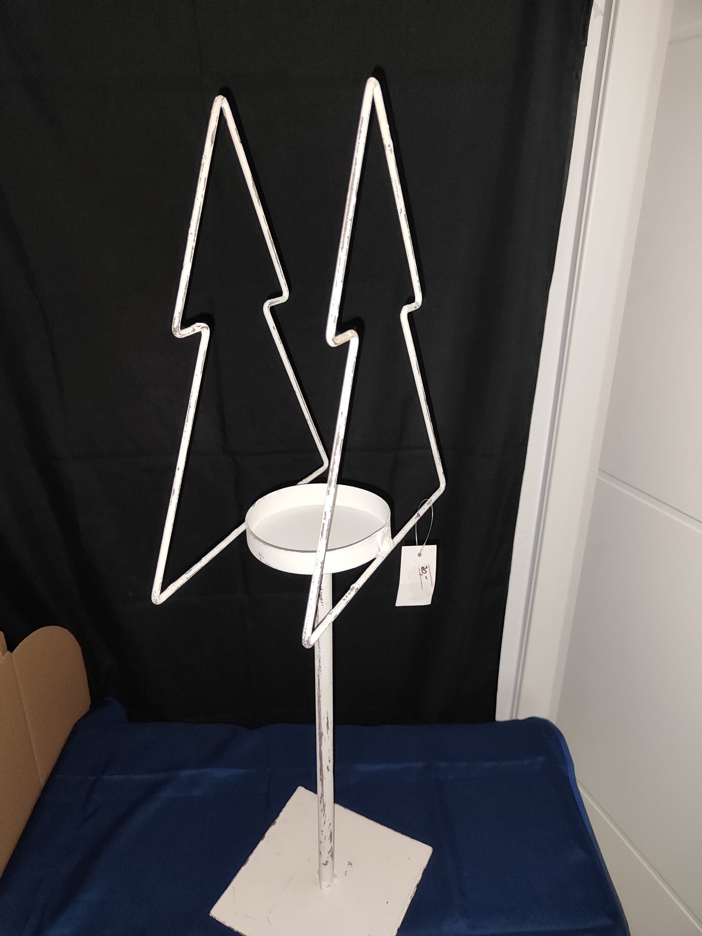 XXL Kerzenständer Tanne inkl. LED Kerze 62,5cm