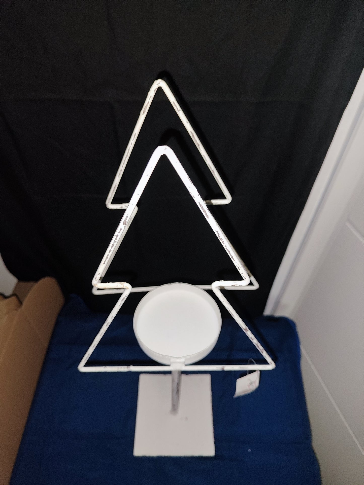 XXL Kerzenständer Tanne inkl. LED Kerze 62,5cm