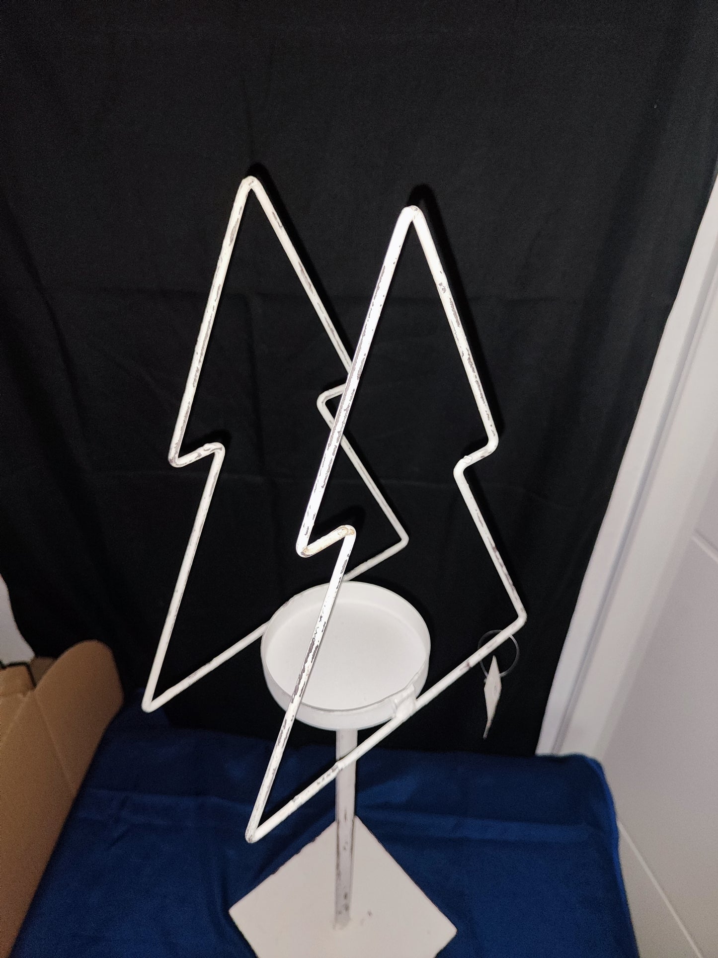 XXL Kerzenständer Tanne inkl. LED Kerze 62,5cm