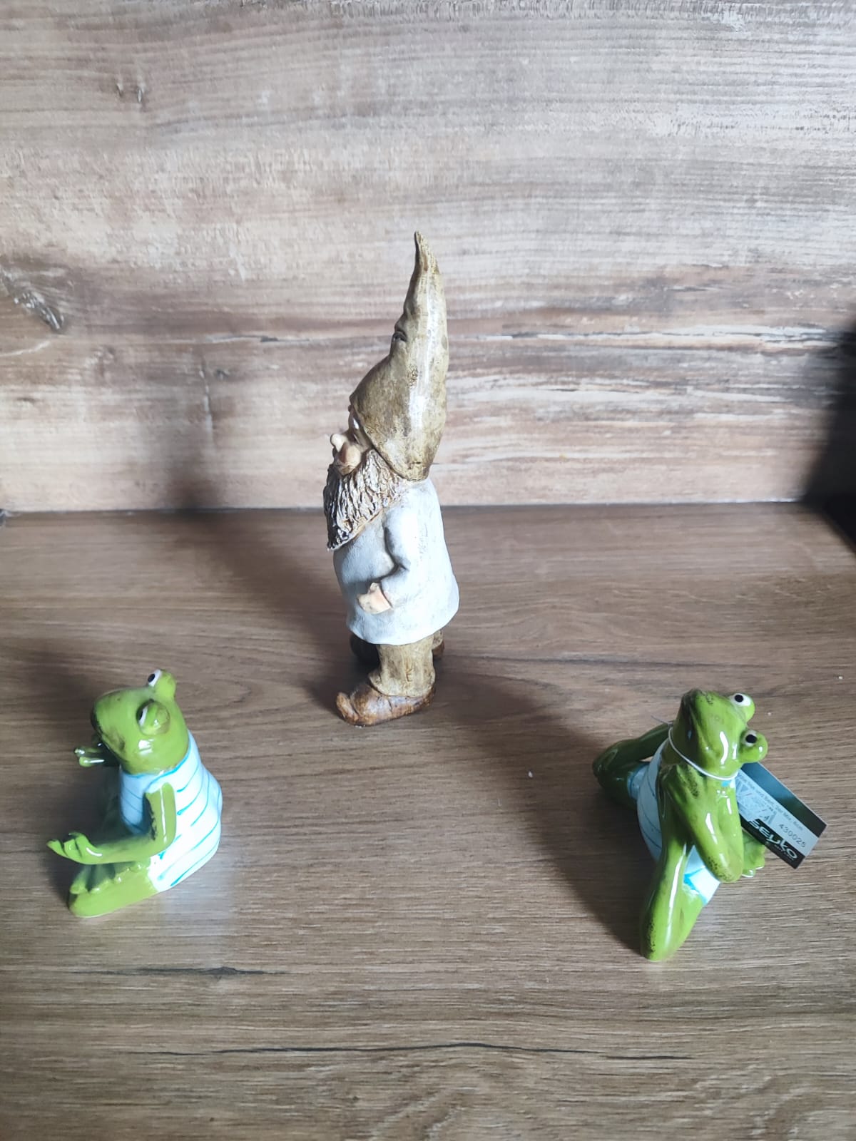 Yoga-Frösche Ilse und Bert/ 3er Set/ Zwerg mit Pilz/ perfekte Dekoration/