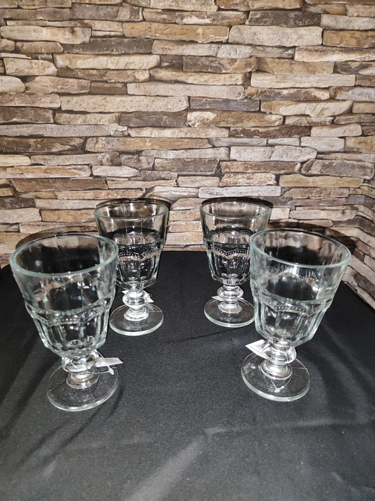 4er Gläser für Eis, Wein, Wasser/ oder anderweitig verwendbar/Dekoration/massiv ca. 15 cm