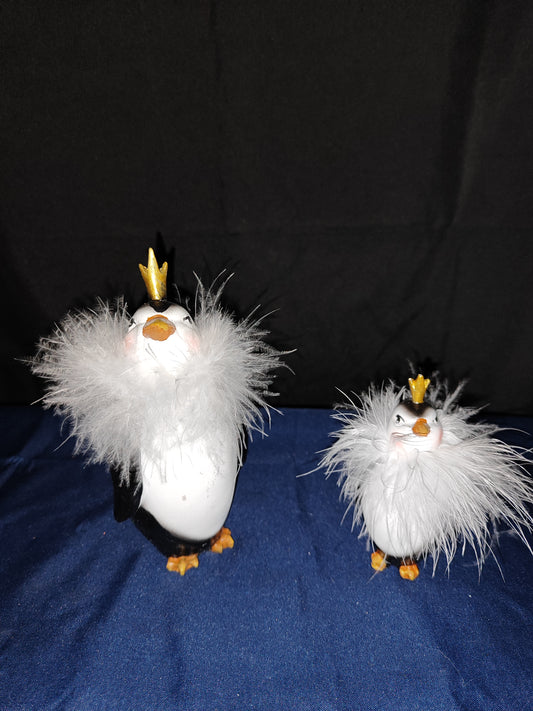 2er Set Kaiserpinguine/ Polyresin/