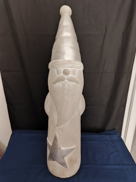 Beton-Weihnachtswichtel/ Dekorativ/ Grau/ groß ca. 55 cm
