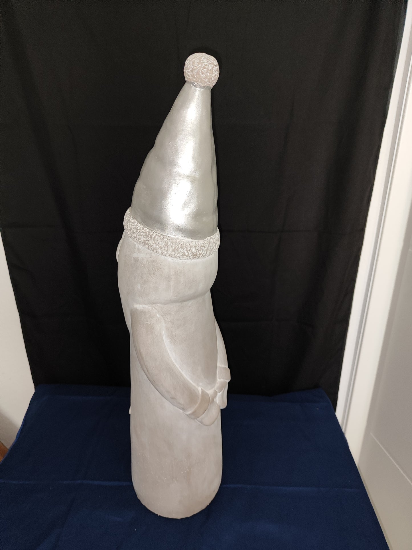Beton-Weihnachtswichtel/ Dekorativ/ Grau/ groß ca. 55 cm